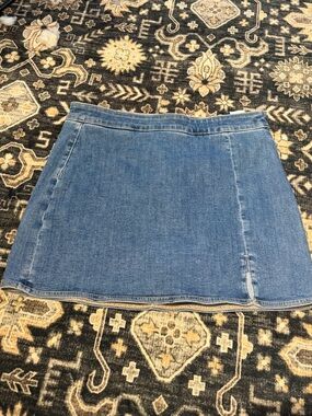 American Eagle Outfitters Denim Mini Skirt - Light Blue
